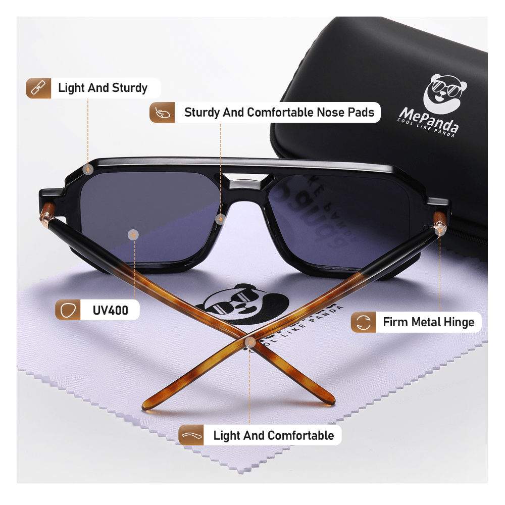 MePanda Square Sunglasses Unisex Driving Travel