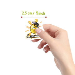 500pcs Lemon Fruit Funny Food Stickers 10 Patterns Pack Cartoon Sticker