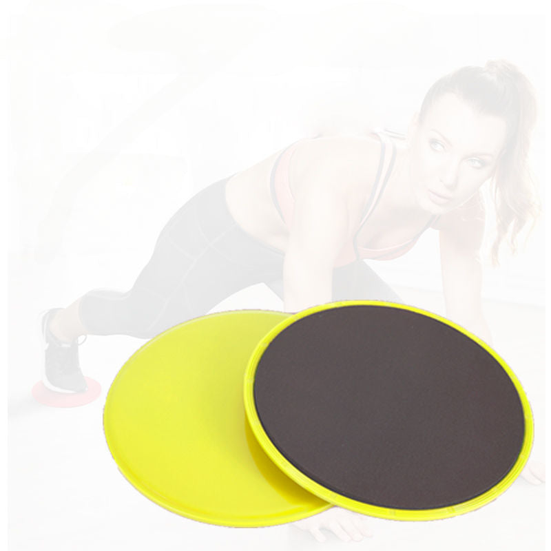 2pcs Portable Yoga Sliding Disc Abdominal Core Muscle Training Gliding Disc