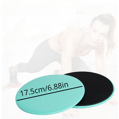 2pcs Portable Yoga Sliding Disc Abdominal Core Muscle Training Gliding Disc