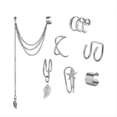 Geometric Cuff Earrings for Banquet