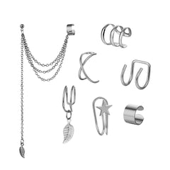 Geometric Cuff Earrings for Banquet