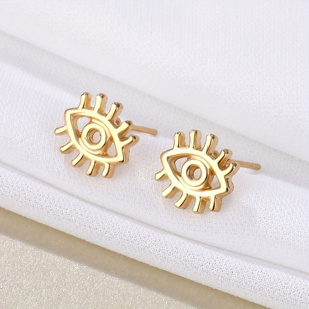 Ocean Style Earrings Set - Circle Shell Starfish Stud Dangle Earrings