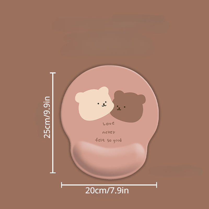 3D Silicone Wrist Guard Mouse Pad - Anti-Slip Wrist Pad