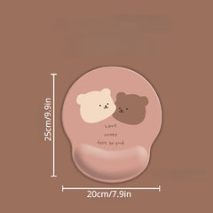 3D Silicone Wrist Guard Mouse Pad - Anti-Slip Wrist Pad