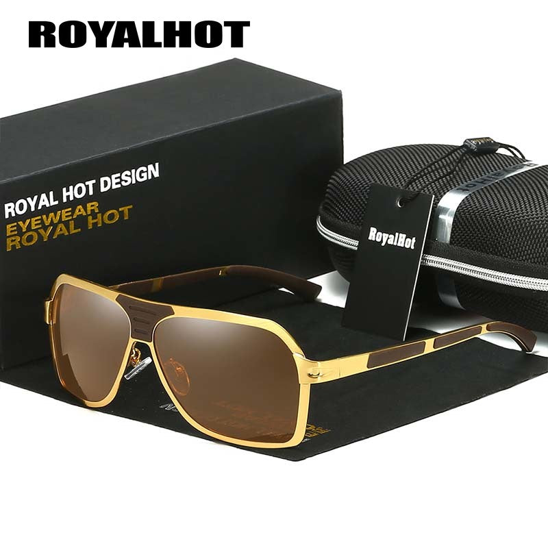 RoyalHot Metal Alloy Polarized Sunglasses UV400