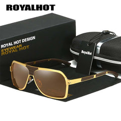 RoyalHot Metal Alloy Polarized Sunglasses UV400
