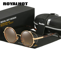 RoyalHot Men's Polarized Sunglasses Round Frame UV400