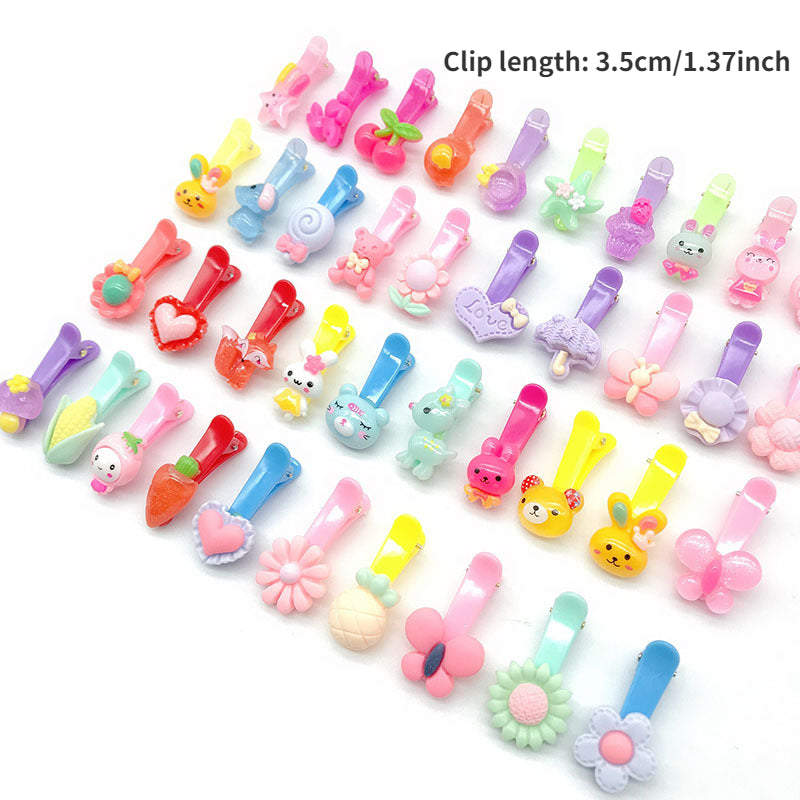 Colorful Animal Flower Hairpins for Girls