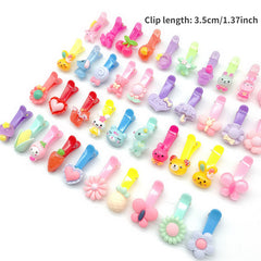 Colorful Animal Flower Hairpins for Girls