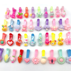 Colorful Animal Flower Hairpins for Girls