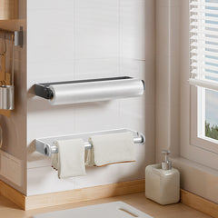 Kitchen Tissue Holder Roll Paper Under Cabinet Storage Rack
