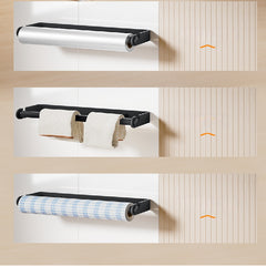 Kitchen Tissue Holder Roll Paper Under Cabinet Storage Rack