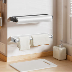 Kitchen Tissue Holder Roll Paper Under Cabinet Storage Rack