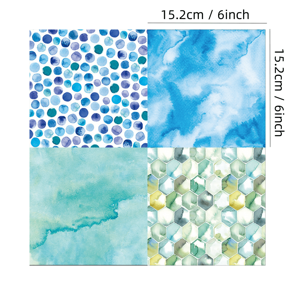 24pcs Glamour Theme Scrapbook Paper Pad for DIY Crafts