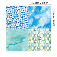 24pcs Glamour Theme Scrapbook Paper Pad for DIY Crafts