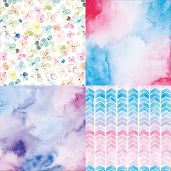 24pcs Glamour Theme Scrapbook Paper Pad for DIY Crafts