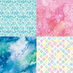 24pcs Glamour Theme Scrapbook Paper Pad for DIY Crafts