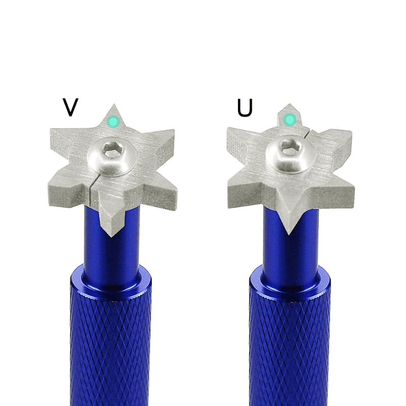 Golf Groove Sharpener Hexagon Sharpener Head Groove Cleaning Tools