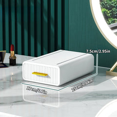 Desktop Drawer Storage Box Stackable Cosmetics Desk Storage Box
