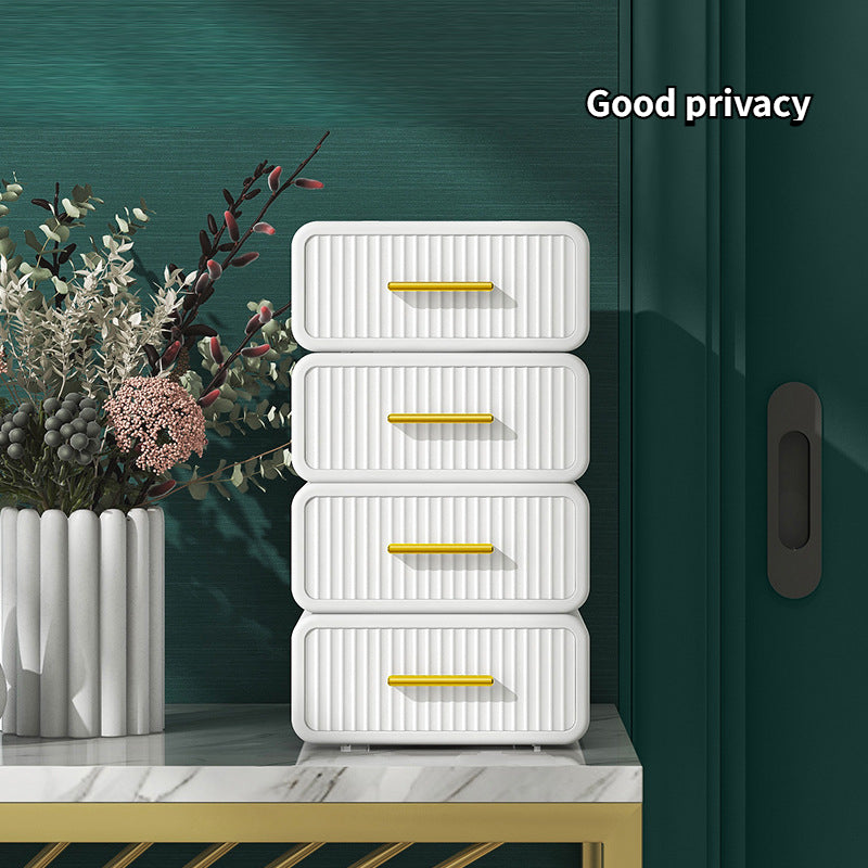 Desktop Drawer Storage Box Stackable Cosmetics Desk Storage Box