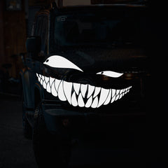 Leant Eyes Bad Smile Car Stickers Motorcycle Decals Funny Auto Body Styling