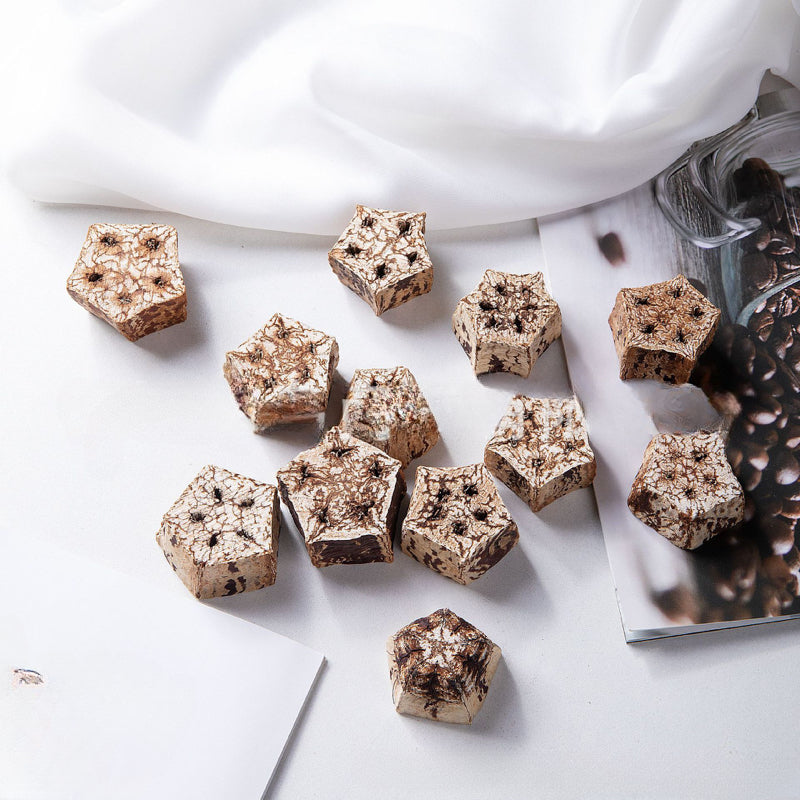 12pcs Pet Parrot Natural Grinding Toys Bird Chew Toys Dried Fruit Blocks