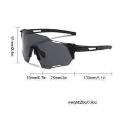 Men's Outdoor Riding Glasses Bicycle Windproof Night Dual use Sunglasses