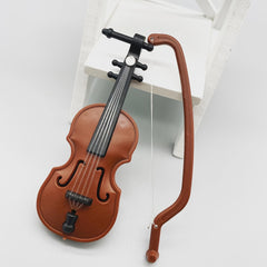 Mini Violin Props For Dollhouse Model Decoration