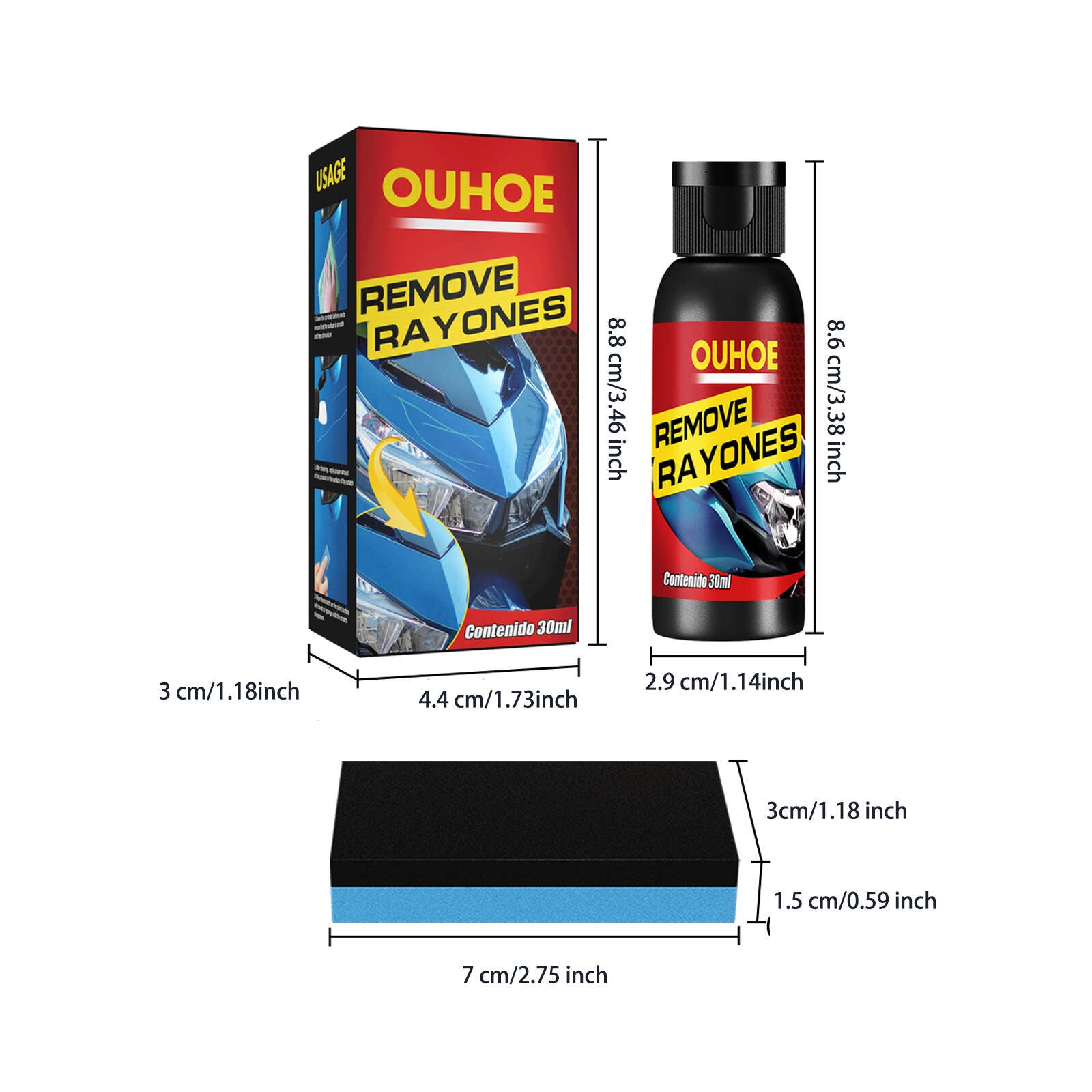 Car Paint Scratch Repair Agent Polishing to Remove Scratches