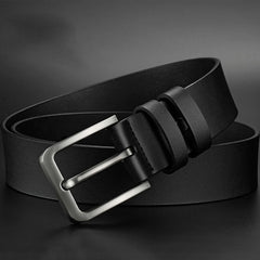 Alloy Square Pin Buckle Belt Business PU Leather Jeans Belts For Men