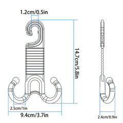 Car Hook Seat Back Holder For Grocery Bag Handbags Purses