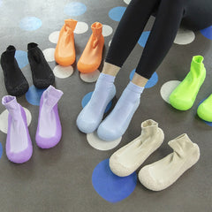 Women's Indoor Fitness Skipping Shoes Soft Solid Gym Training Yoga Shoes