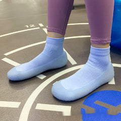 Women's Indoor Fitness Skipping Shoes Soft Solid Gym Training Yoga Shoes