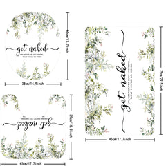 Boho Eucalyptus Leaf Fringe Bathroom Shower Curtain