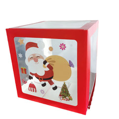 Santa Claus Balloon Box Christmas Decorations Holiday Party Accessories