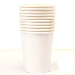10pcs 8.5oz Disposable Party Cups Coffee Juice Tea Cup for Events