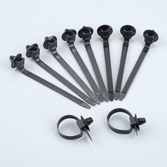 20pcs Car Nylon Tie Wrap Cable Fasteners Clips Auto Fastening Zip Strap