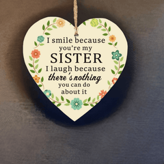 Soul Sister Keepsake Gift Heart Hanging Sign