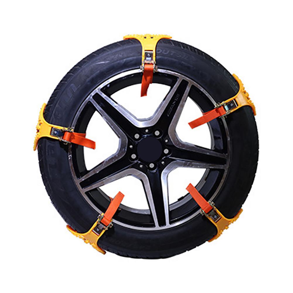 Universal Snow Chains For Car Van Adjustable Emergency Anti Skid Tire Chains