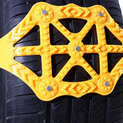 Universal Snow Chains For Car Van Adjustable Emergency Anti Skid Tire Chains