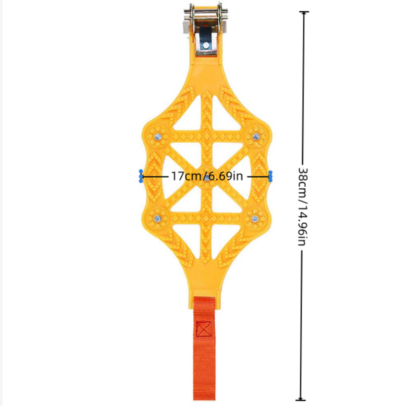 Universal Snow Chains For Car Van Adjustable Emergency Anti Skid Tire Chains