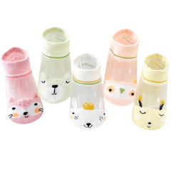 5 Pairs Kids Mesh Breathable Anti-slip Cartoon Socks