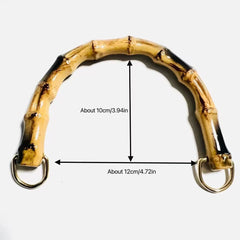 DIY Bamboo Shaped Handbag Strap for Satchel Bag