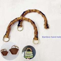 DIY Bamboo Shaped Handbag Strap for Satchel Bag