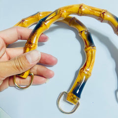 DIY Bamboo Shaped Handbag Strap for Satchel Bag