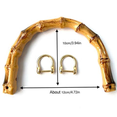 DIY Bamboo Shaped Handbag Strap for Satchel Bag