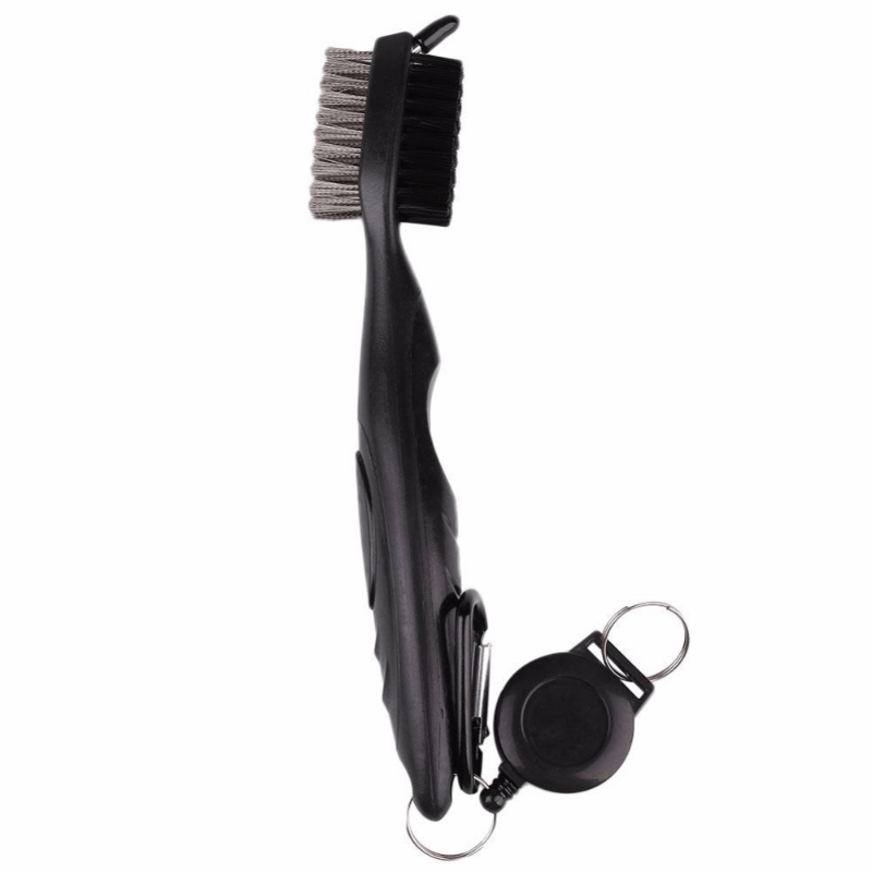 Portable Golf Groove Cleaning Brush for Perfect Spin, Dual Sided