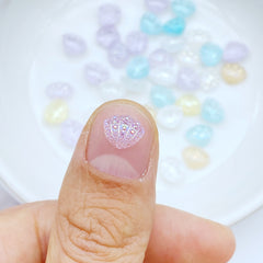 20pcs Mini Shell Flat Back Resin Cabochons DIY Jewelry Craft