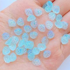 20pcs Mini Shell Flat Back Resin Cabochons DIY Jewelry Craft